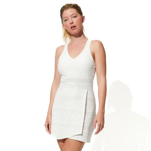 NWT New EleVen by Venus Williams White Devotion Tennis/Pickleball Dress Medium - Picture 1 of 11